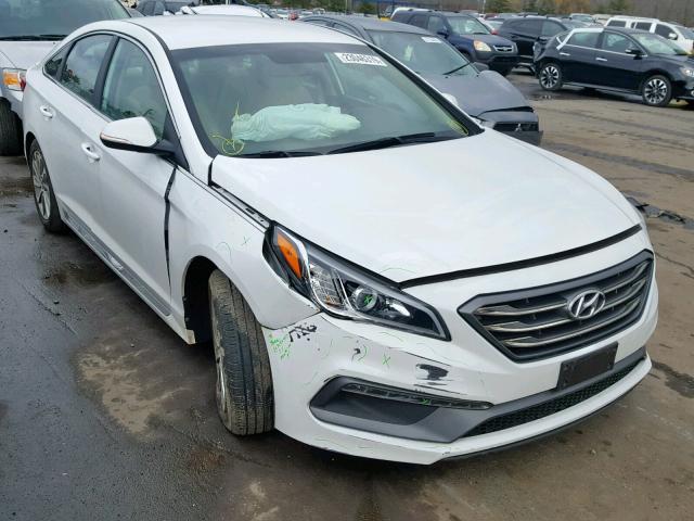 5NPE34AF5HH507420 - 2017 HYUNDAI SONATA SPO WHITE photo 1