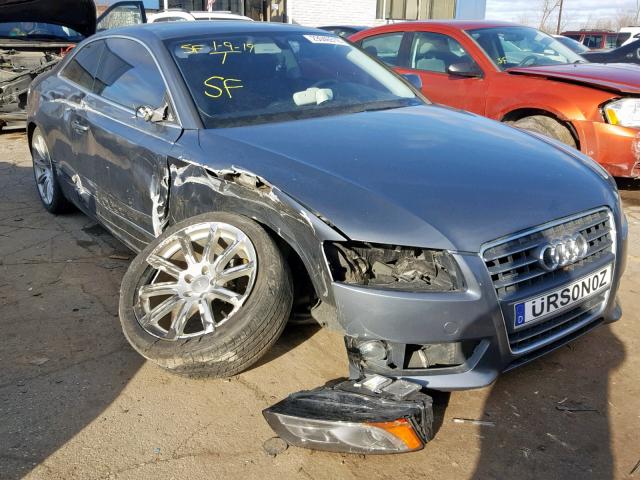 WAUVFAFR5CA004959 - 2012 AUDI A5 PRESTIG GRAY photo 1