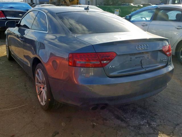 WAUVFAFR5CA004959 - 2012 AUDI A5 PRESTIG GRAY photo 3