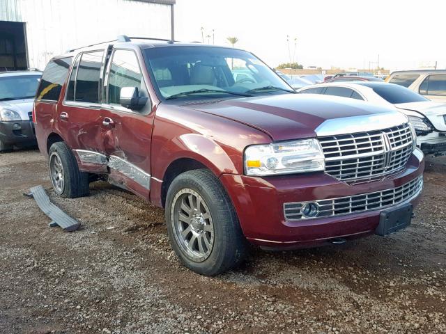 5LMJJ2H50CEL04653 - 2012 LINCOLN NAVIGATOR 勃艮第红 照片 1