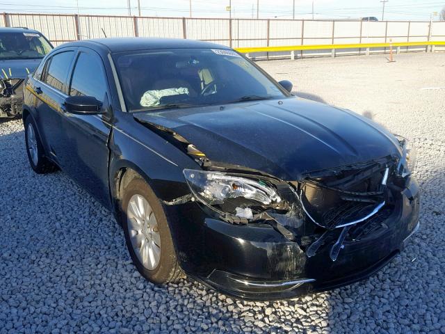 1C3CCBABXEN125005 - 2014 CHRYSLER 200 LX BLACK photo 1