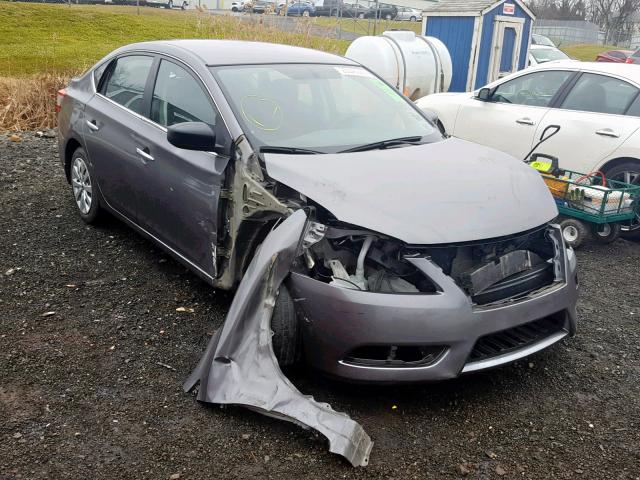 3N1AB7AP5FY238527 - 2015 NISSAN SENTRA S 灰色 照片 1