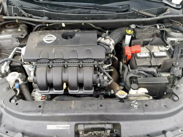 3N1AB7AP5FY238527 - 2015 NISSAN SENTRA S 灰色 照片 7