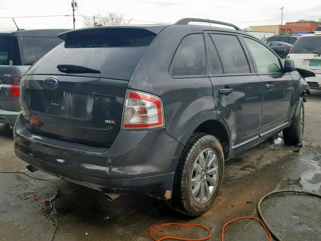 2FMDK38C27BB14209 - 2007 FORD EDGE SEL CHARCOAL photo 4