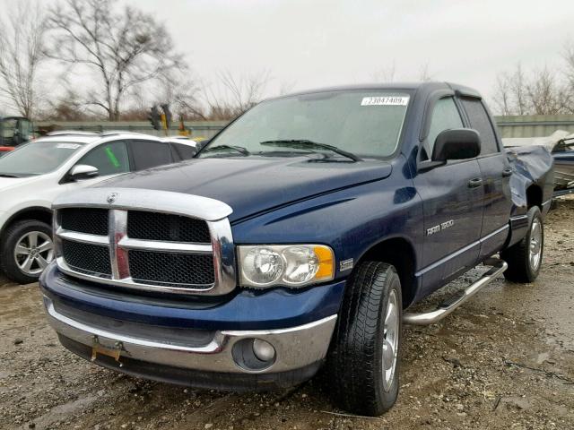 1D7HU18D73J623320 - 2003 DODGE RAM 1500 S BLUE photo 2