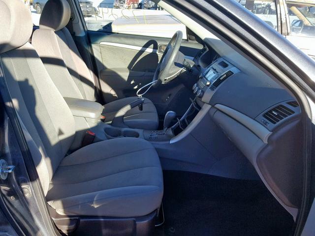 5NPET46C39H525544 - 2009 HYUNDAI SONATA GLS 蓝色 照片 5