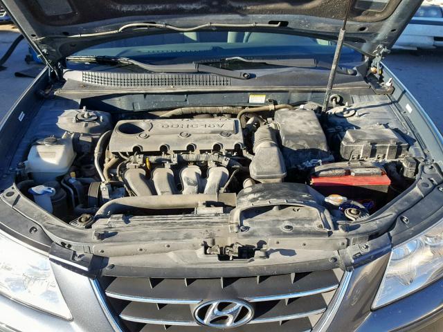 5NPET46C39H525544 - 2009 HYUNDAI SONATA GLS 蓝色 照片 7