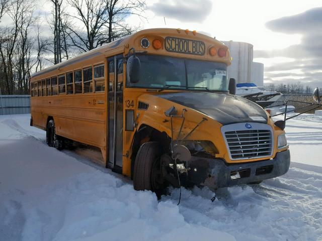 1BAKFCPA0AF270717 - 2010 BLUE BIRD SCHOOL BUS YELLOW photo 1