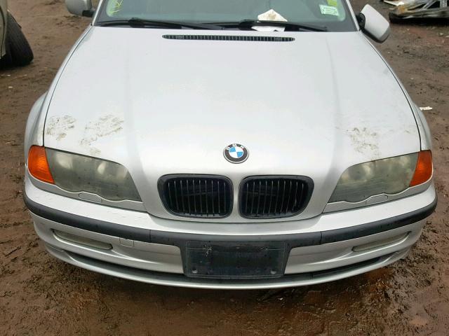 WBAAV33441FV01507 - 2001 BMW 325 I SILVER photo 7