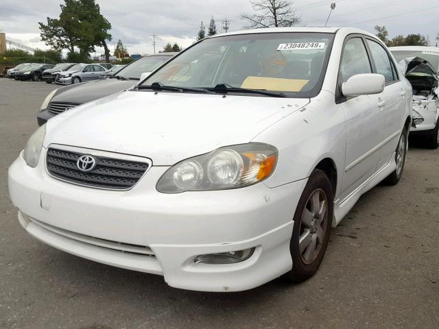 1NXBR30E86Z650509 - 2006 TOYOTA COROLLA CE WHITE photo 2