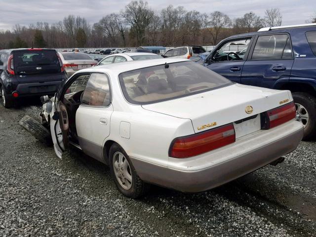 JT8GK13T6S0107687 - 1995 LEXUS ES 300 WHITE photo 3