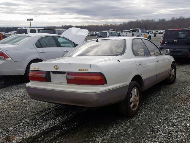 JT8GK13T6S0107687 - 1995 LEXUS ES 300 WHITE photo 4