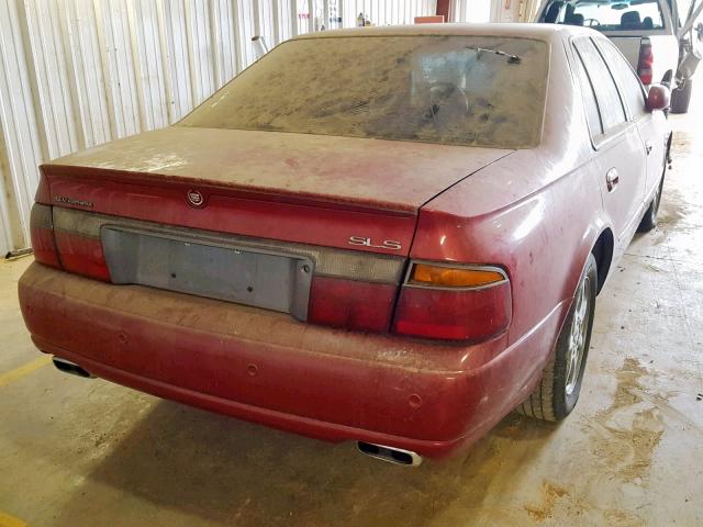 1G6KS54Y52U258352 - 2002 CADILLAC SEVILLE SL BURGUNDY photo 4