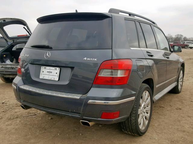 WDCGG8HB3AF483247 - 2010 MERCEDES-BENZ GLK 350 4M GRAY photo 4