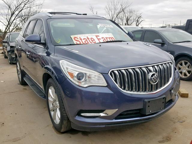 5GAKVDKD7DJ194951 - 2013 BUICK ENCLAVE BLUE photo 1