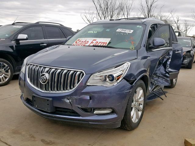 5GAKVDKD7DJ194951 - 2013 BUICK ENCLAVE BLUE photo 2