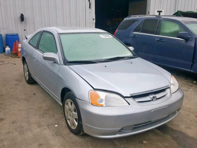 1HGEM22062L049256 - 2002 HONDA CIVIC EX 灰色 照片 1