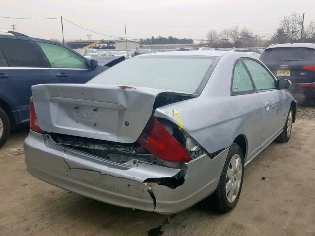 1HGEM22062L049256 - 2002 HONDA CIVIC EX 灰色 照片 4