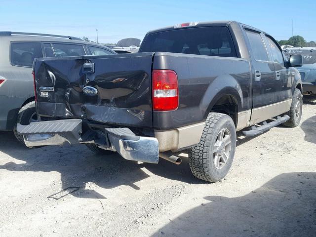 1FTRW12W07KC24154 - 2007 FORD F150 SUPER BROWN photo 4