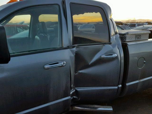 3D7KS28L99G522945 - 2009 DODGE RAM 2500 GRAY photo 9