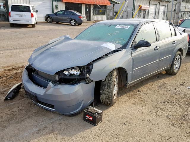 1G1ZS58F28F117751 - 2008 CHEVROLET MALIBU LS BLUE photo 2