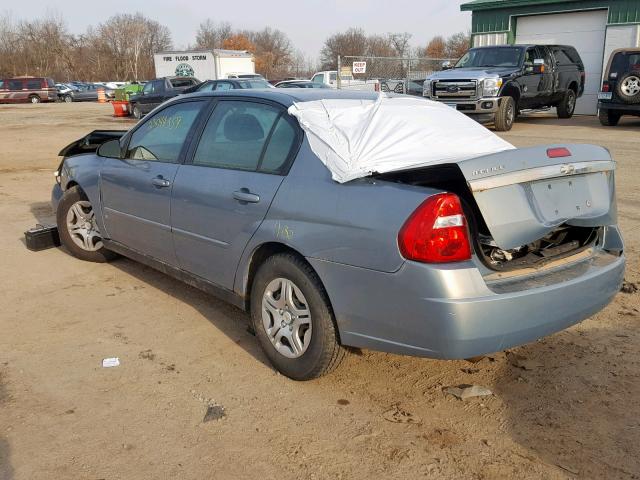 1G1ZS58F28F117751 - 2008 CHEVROLET MALIBU LS BLUE photo 3