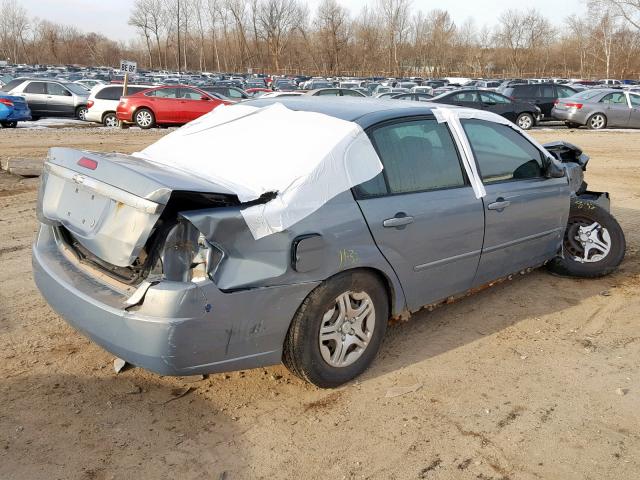 1G1ZS58F28F117751 - 2008 CHEVROLET MALIBU LS BLUE photo 4