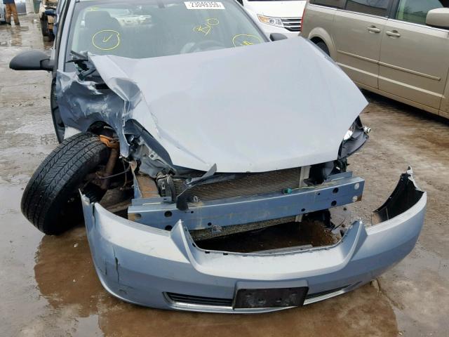 1G1ZS58F28F117751 - 2008 CHEVROLET MALIBU LS BLUE photo 7