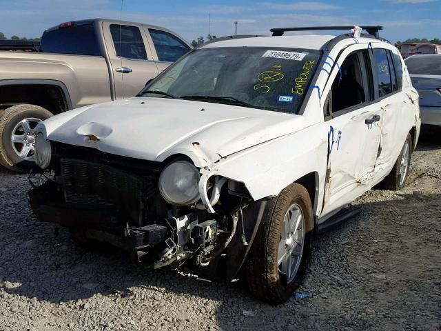 1J4FT47B99D189408 - 2009 JEEP COMPASS SP WHITE photo 2