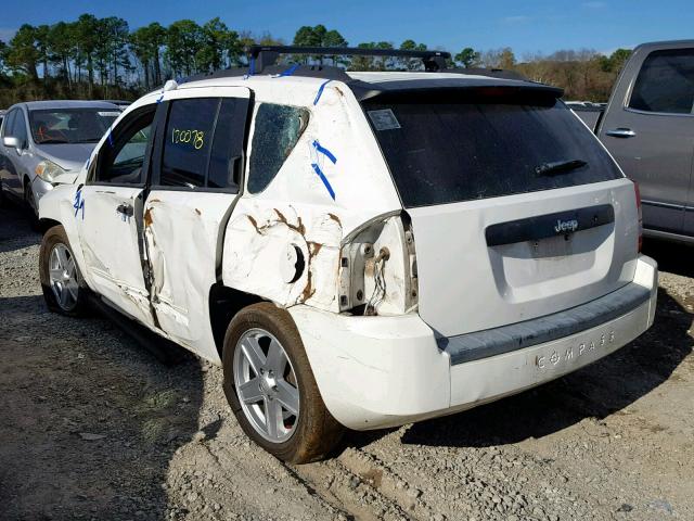 1J4FT47B99D189408 - 2009 JEEP COMPASS SP WHITE photo 3