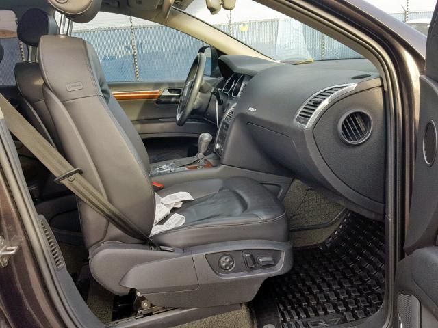 WA1BY74L07D084140 - 2007 AUDI Q7 3.6 QUA BROWN photo 5