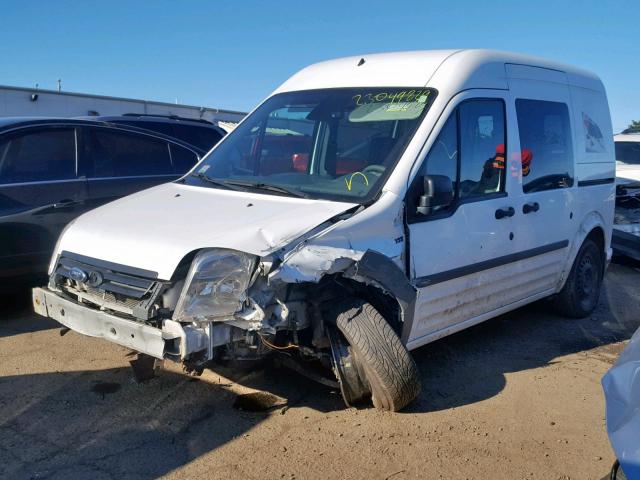 NM0LS6BN2DT144802 - 2013 FORD TRANSIT CO WHITE photo 2