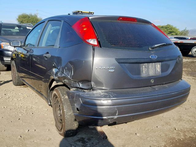 1FAHP37N77W331771 - 2007 FORD FOCUS ZX5 GRAY photo 3