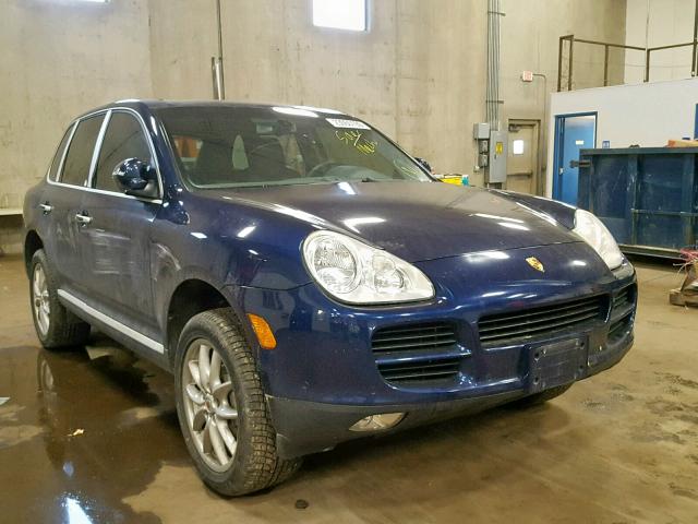 WP1AB29P73LA60739 - 2003 PORSCHE CAYENNE S BLUE photo 1