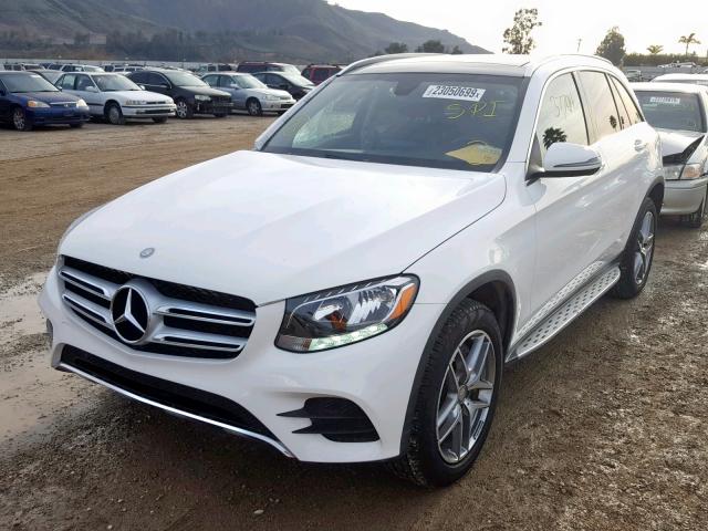 WDC0G4JB3GF030372 - 2016 MERCEDES-BENZ GLC 300 WHITE photo 2