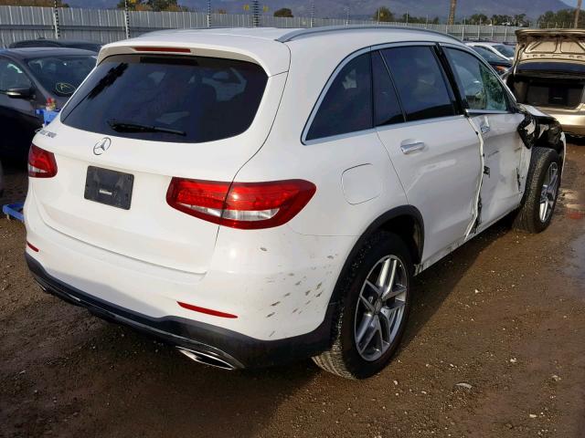 WDC0G4JB3GF030372 - 2016 MERCEDES-BENZ GLC 300 WHITE photo 4