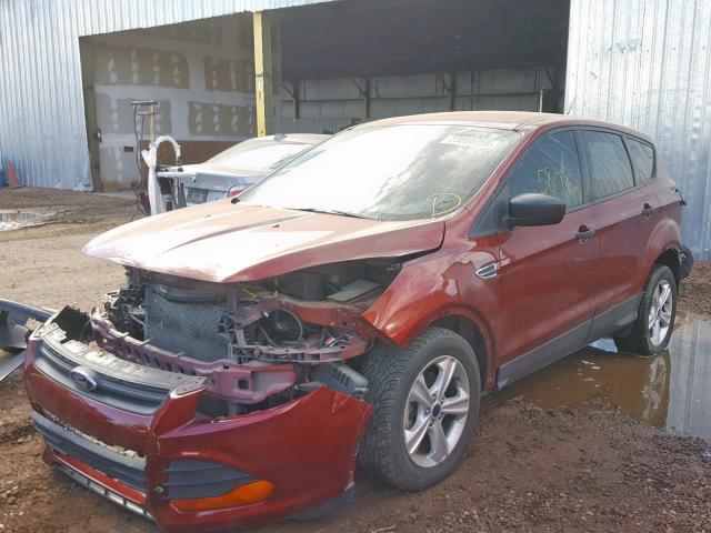 1FMCU0F71FUA62929 - 2015 FORD ESCAPE S RED photo 2