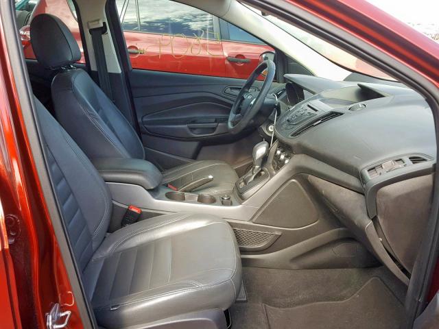 1FMCU0F71FUA62929 - 2015 FORD ESCAPE S RED photo 5