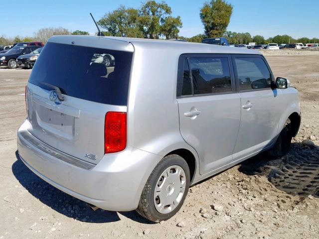 JTLKE50E391069389 - 2009 TOYOTA SCION XB GRAY photo 4