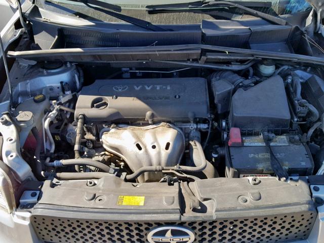 JTLKE50E391069389 - 2009 TOYOTA SCION XB GRAY photo 7