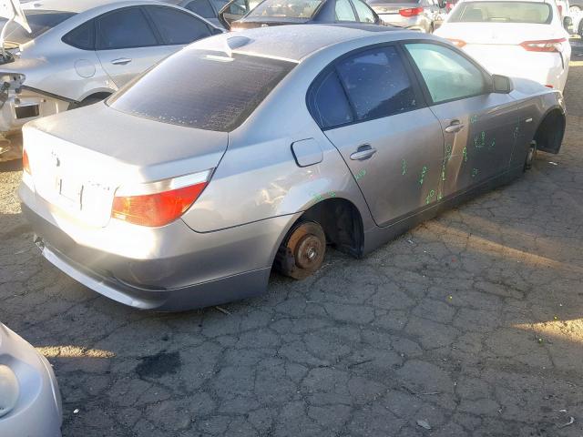 WBANB33554B111529 - 2004 BMW 545 I GRAY photo 4