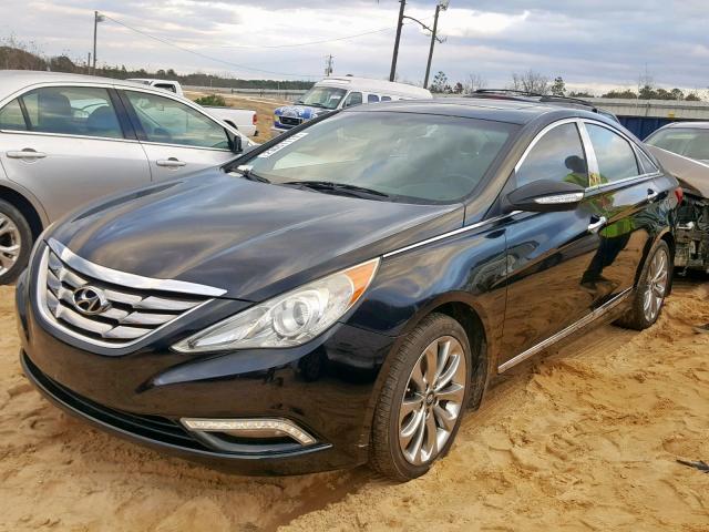 5NPEC4AC9BH153432 - 2011 HYUNDAI SONATA SE BLACK photo 2