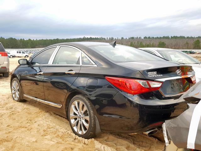 5NPEC4AC9BH153432 - 2011 HYUNDAI SONATA SE BLACK photo 3