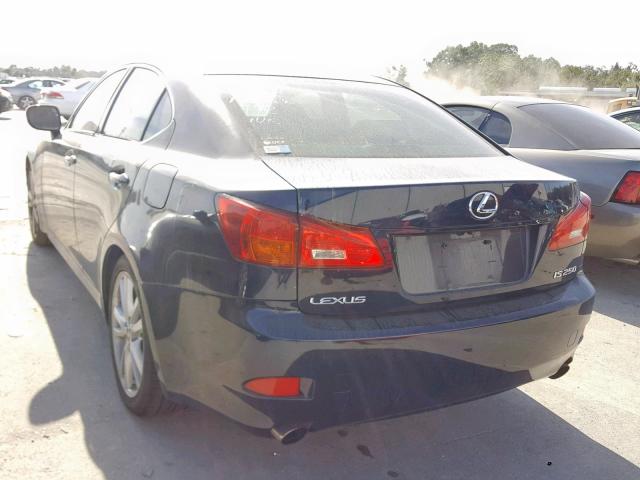 JTHBK262265023717 - 2006 LEXUS IS 250 BLUE photo 3