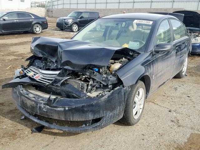 1G8AJ55F06Z122612 - 2006 SATURN ION LEVEL BLACK photo 2