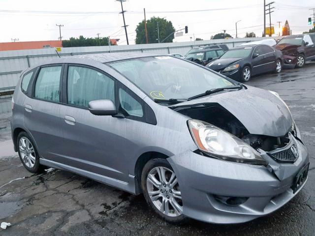 JHMGE88659S006464 - 2009 HONDA FIT SPORT GRAY photo 1