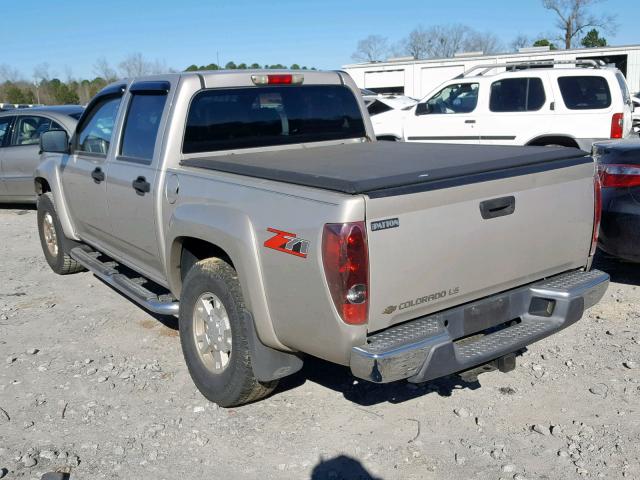 1GCDS136558204965 - 2005 CHEVROLET COLORADO TAN photo 3