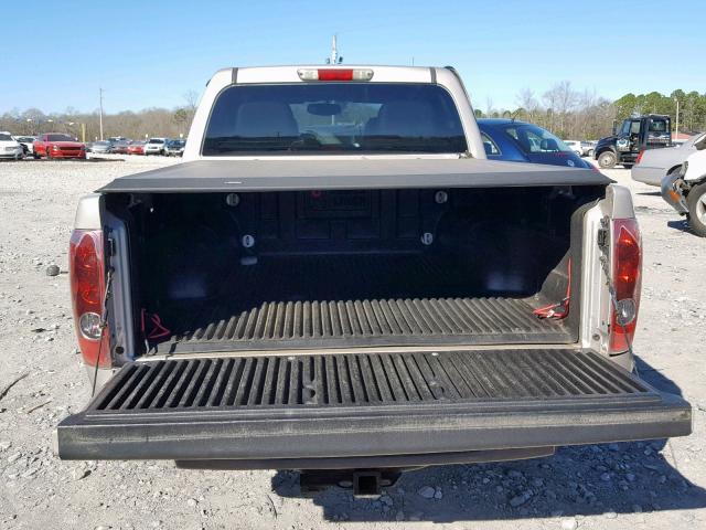 1GCDS136558204965 - 2005 CHEVROLET COLORADO TAN photo 9