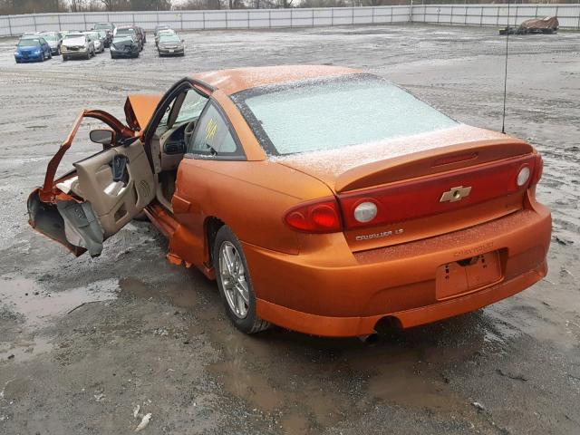 1G1JH12F147259400 - 2004 CHEVROLET CAVALIER L ORANGE photo 3