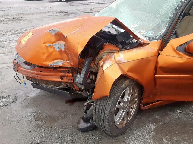 1G1JH12F147259400 - 2004 CHEVROLET CAVALIER L ORANGE photo 9